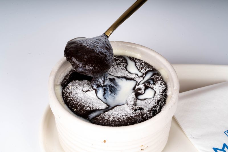 Warm Chocolate Lava Cake dessert