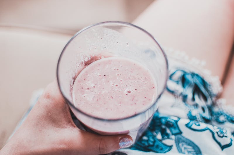 Strawberry Banana Smoothie drink