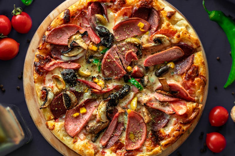 Ranch BBQ Chicken pizza